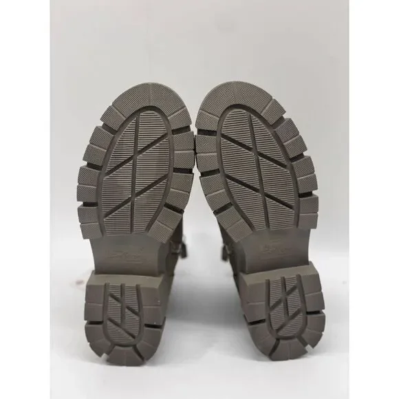 Aqua College Women's Priya Pull-On Ankle Boots - Dark Taupe 7.5M - Picture 4 of 7